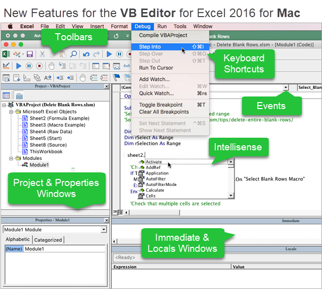 inserting cell notes in excel 2011 for mac